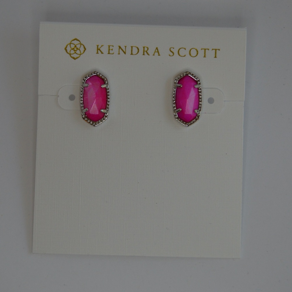 Kendra Scott: Pink Marquise Stud Earrings